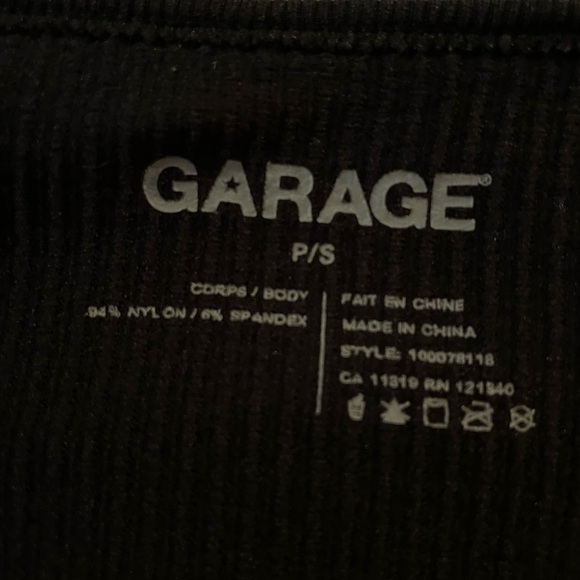 Garage long sleeve ribbed seamless top - Picture 3 of 4